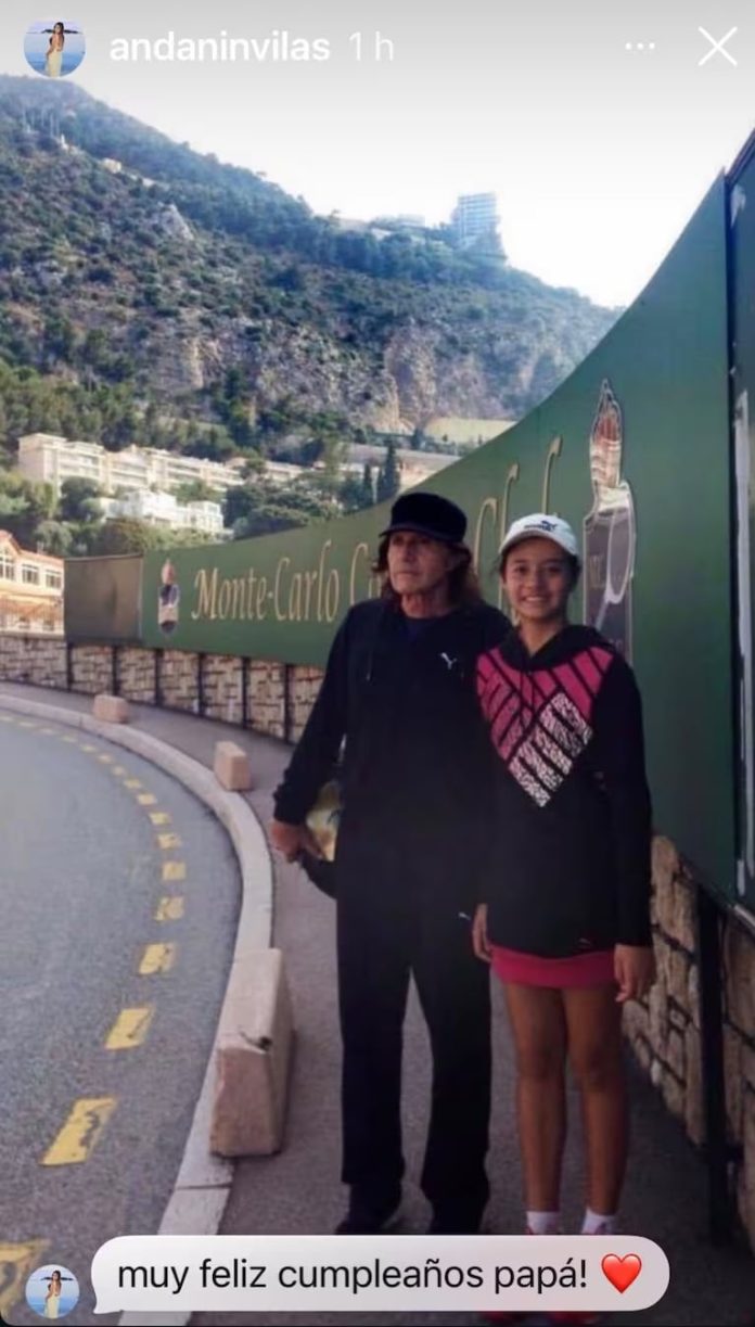 La foto que publicó la hija mayor de Guillermo Vilas para festejar su cumpleaños 74: el lugar especial que eligió