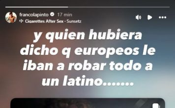 Le robaron a Franco Colapinto en Europa: los objetos preciados que le sustrajeron