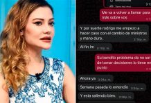 Los chats de Nadia Beller que complican a Fernando Cerimedo y el mensaje del presidente Rodrigo Paz sobre el caso