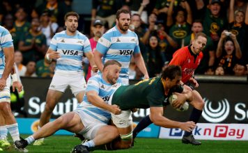 Los Springboks ya están en Buenos Aires y se preparan para enfrentar a Los Pumas
