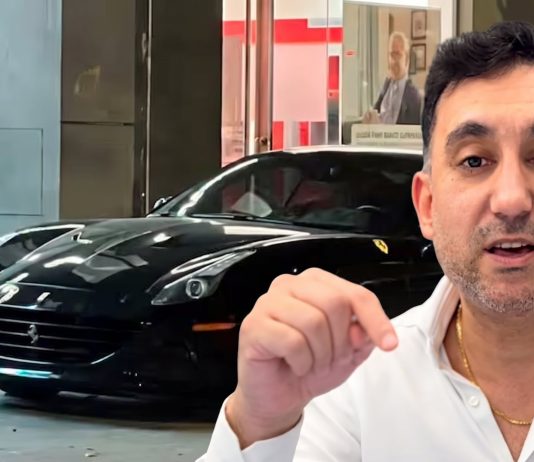Sur Finanzas: la justicia secuestró la Ferrari de Ariel Vallejo, el empresario amigo de Claudio Tapia, estaba oculta en Puerto Madero
