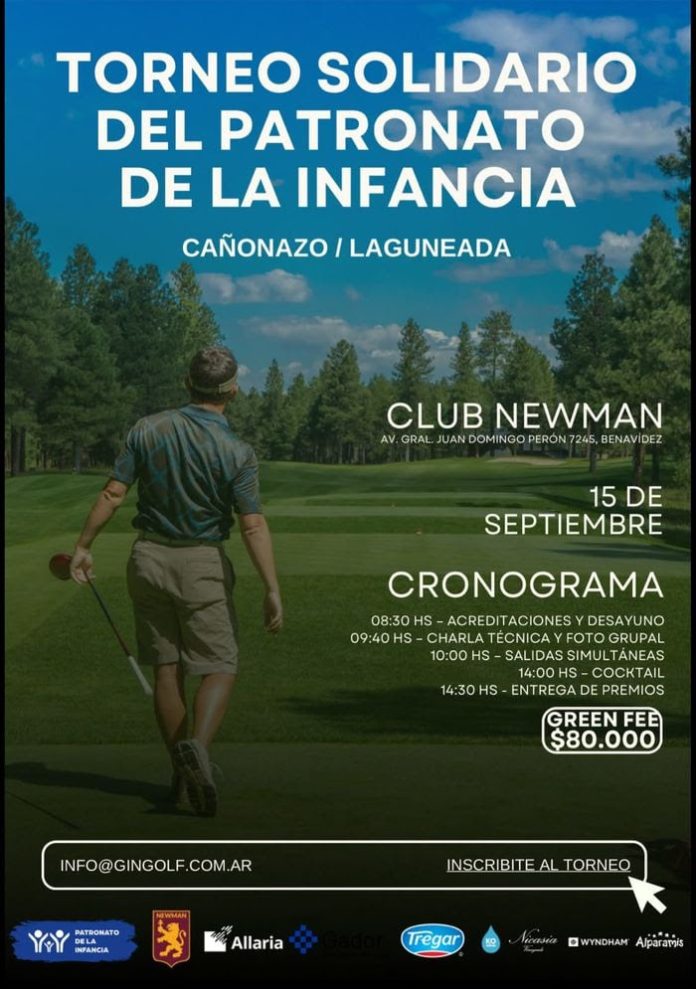 El Patronato de la Infancia organiza un torneo de golf para ayudar a un comedor escolar que alimenta a 600 chicos