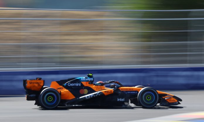 Franco Colapinto inicia su actividad en el peligroso circuito de Bakú con las dos primeras prácticas del Gran Premio de Azerbaiyán de F1