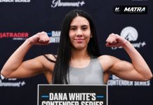 La sumisión en el primer round que sufrió la argentina Camila Reynoso en la pelea por un contrato en UFC
