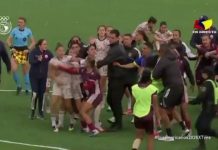 Video: la batalla campal tras la consagración de Venezuela ante Chile en el fútbol femenino de los Juegos Suramericanos