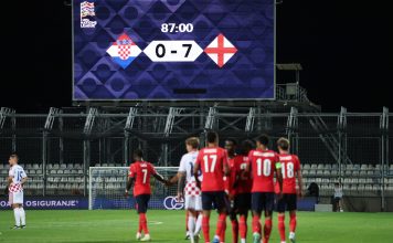 Cachetazo histórico de Inglaterra a Croacia: lo goleó 7-0 por la Nations League