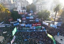 El Gobierno espera un clima tenso en la marcha universitaria y prepara una denuncia contra dirigentes opositores por la toma del Palacio Pizzurno