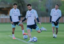 EN VIVO: Expectativa por la última práctica de Messi en Ezeiza con la Selección