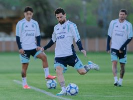 EN VIVO: Expectativa por la última práctica de Messi en Ezeiza con la Selección