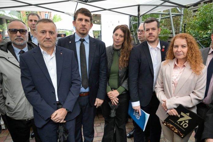 La comunidad judía realizó un acto por el 7 de octubre: “El odio que nos ataca no entiende de fronteras”