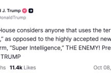 Trump redobla la apuesta, y considerará “enemigo” a quien no diga “superinteligencia” en vez de IA